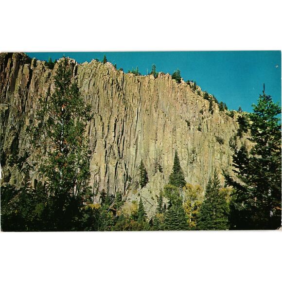 Palisades of Cimarron Canyon New Mexico Postcard View Gram Unposted - Picture 1 of 2